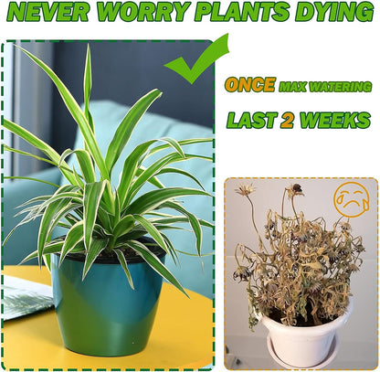 6.7 Inch Self Watering Pots for Indoor Plants, 3 Packs African Violet Pots, Black Wick Pot with Drainage Holes, Self Watering Planters for Orchid, Devil'S Ivy, Silver/Blue/Rose Gold